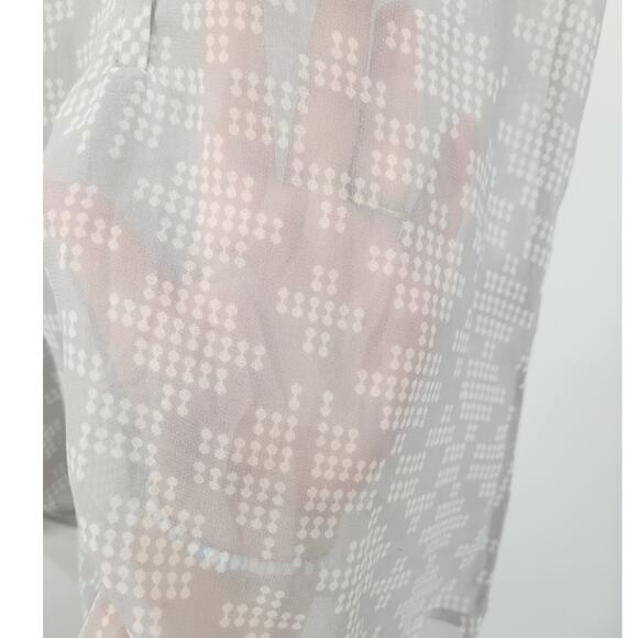 BANANA REPUBLIC Sleeveless Semi-Sheer Tank Top Womens Size Extra Small XS - Picture 5 of 5